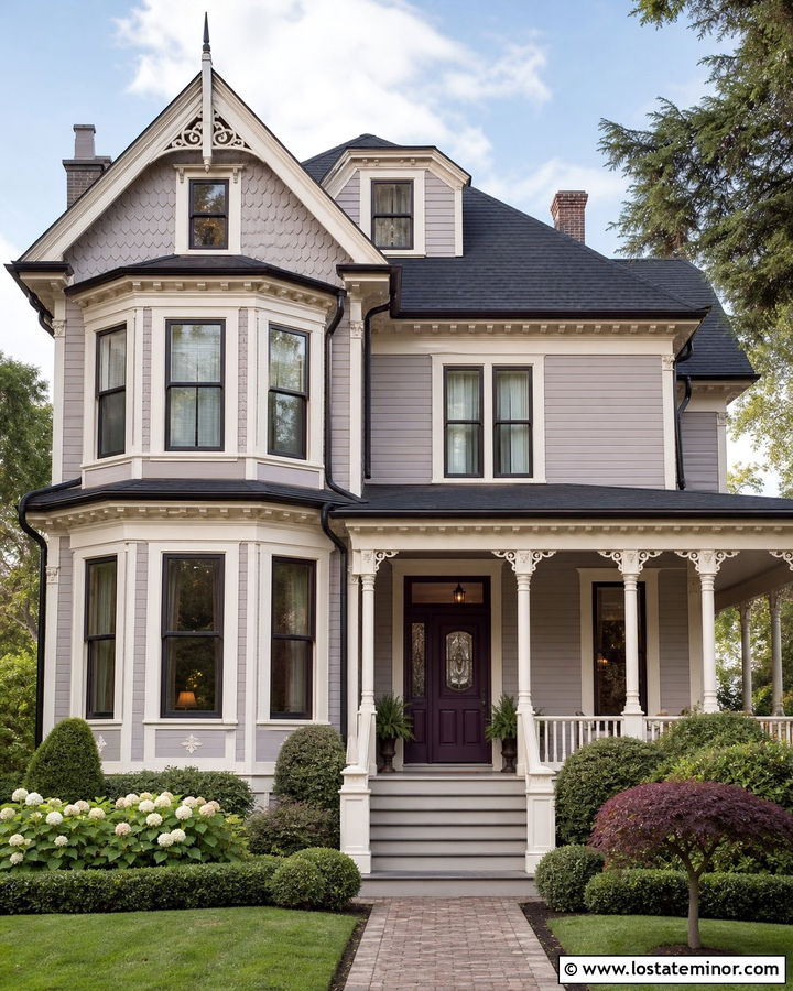 Alpaca Greige House With Shoji White Trim - 30 Greige House Design With Trim Ideas