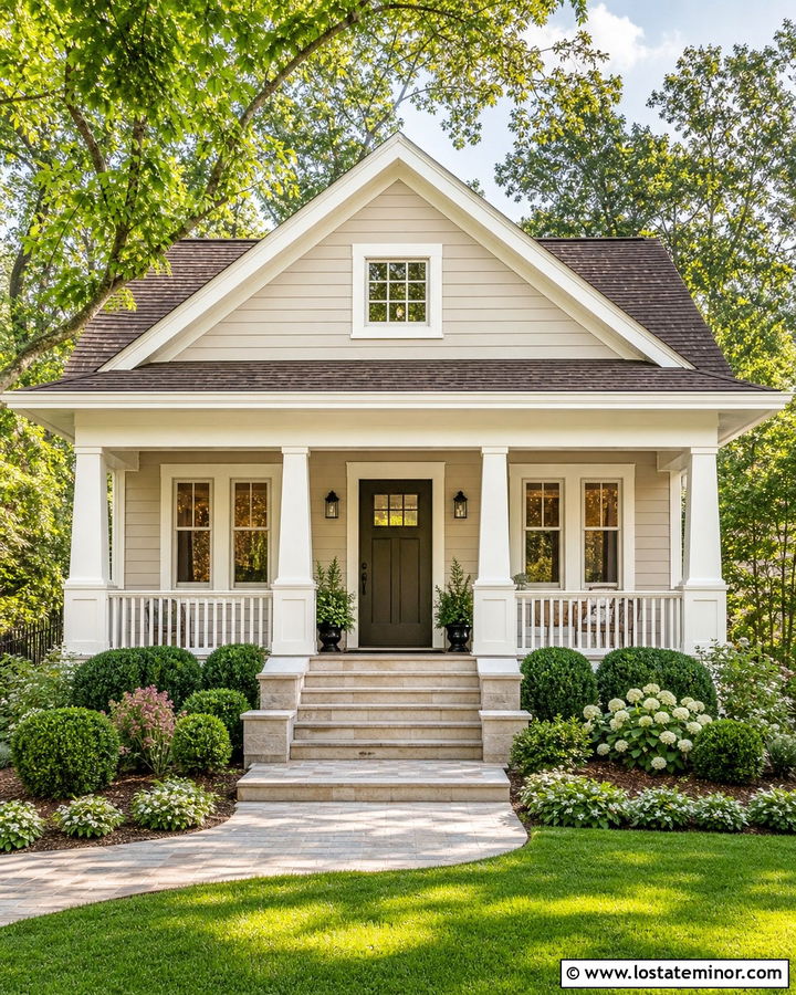 Beige House With Cream Trim - 30 Beige House Design With Trim Ideas
