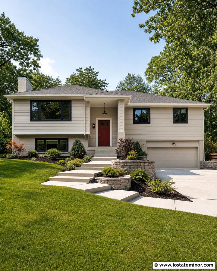 Beige House With Greige Roof - 30 Beige House Design With Roof Ideas
