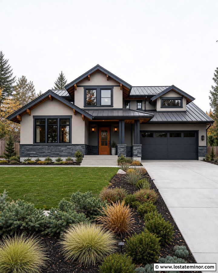 Beige House With Slate Wainscoting - 30 Beige House Design With Wainscoting Ideas