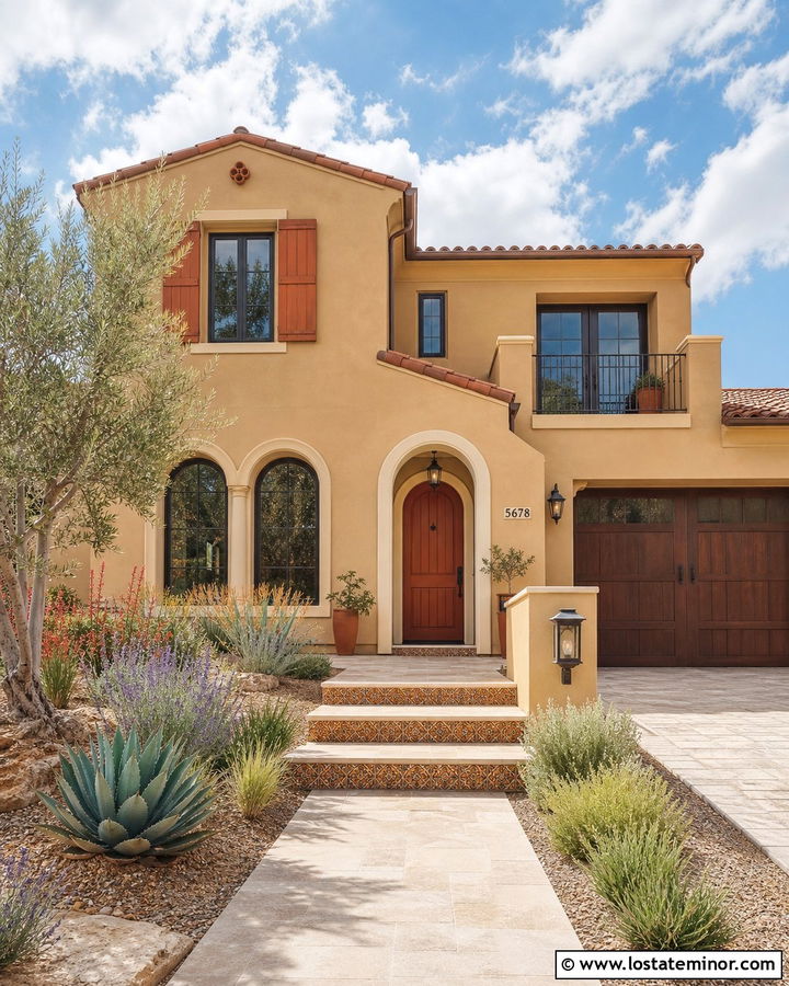 Beige House With Terracotta Accents - 30 Beige House Design With Accents Ideas