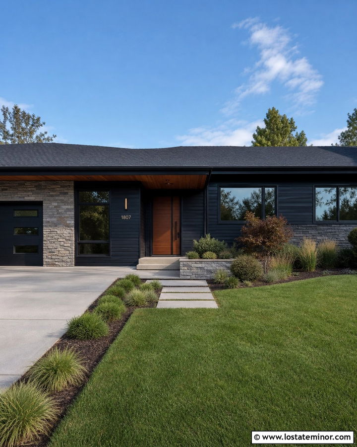 Black House With Retractable Screen Door - 30 Black House Design With Screen Door Ideas