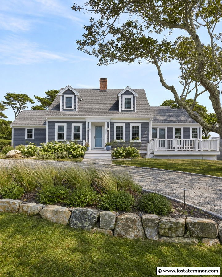 Charcoal Grey House With Coastal Deck - 30 Charcoal Grey House Design With Deck Ideas