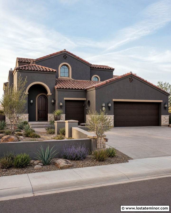 Charcoal Grey House With Terracotta Roof - 30 Charcoal Grey House Design With Roof Ideas