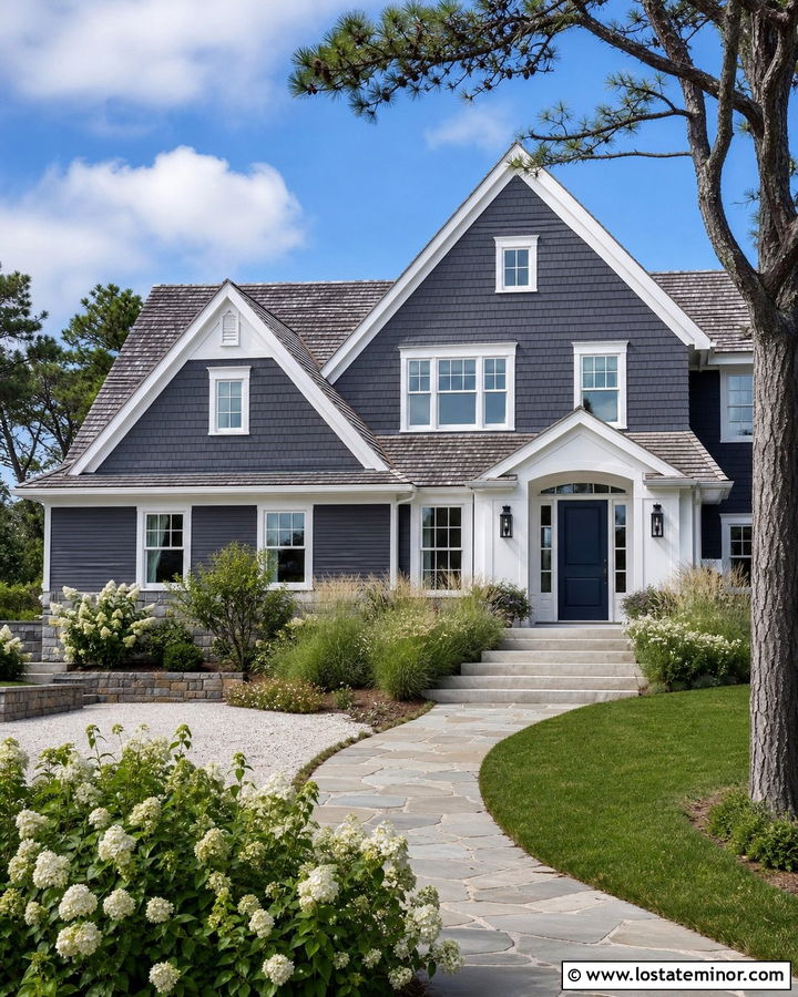 Charcoal Grey Shake Siding - 30 Charcoal Grey House Design With Siding Ideas
