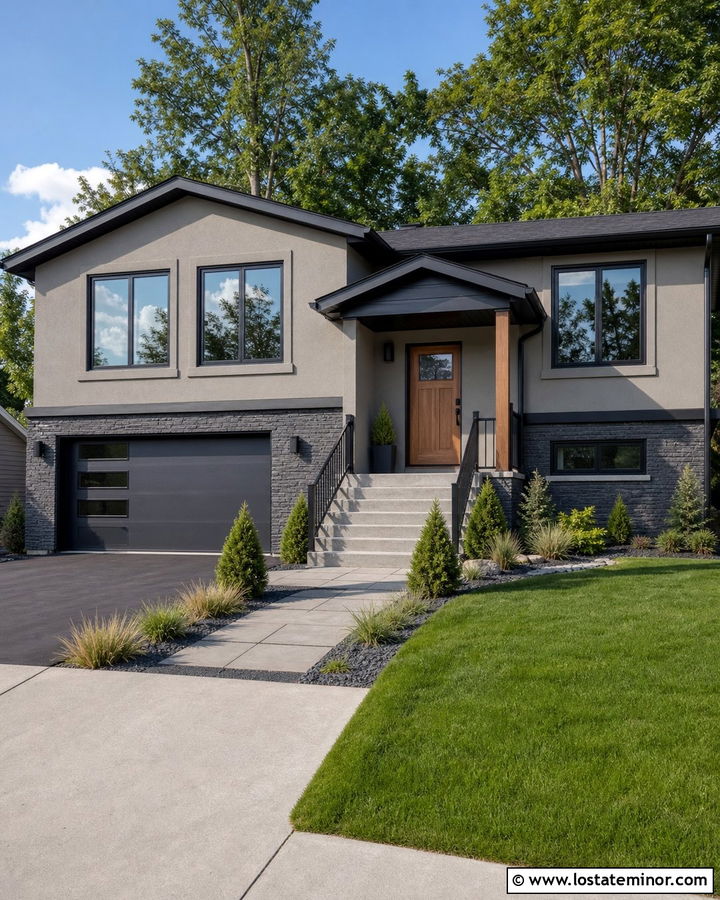 Cool Taupe House With Charcoal Wainscoting - 30 Taupe House Design With Wainscoting Ideas