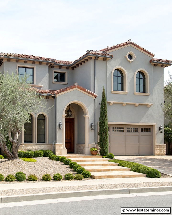Dove Grey House With Beige Trim - 30 Dove Grey House Design With Trim Ideas