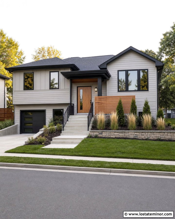Dove Grey House With Black Trim And Grey Shingles - 30 Dove Grey House Design With Shingles Ideas