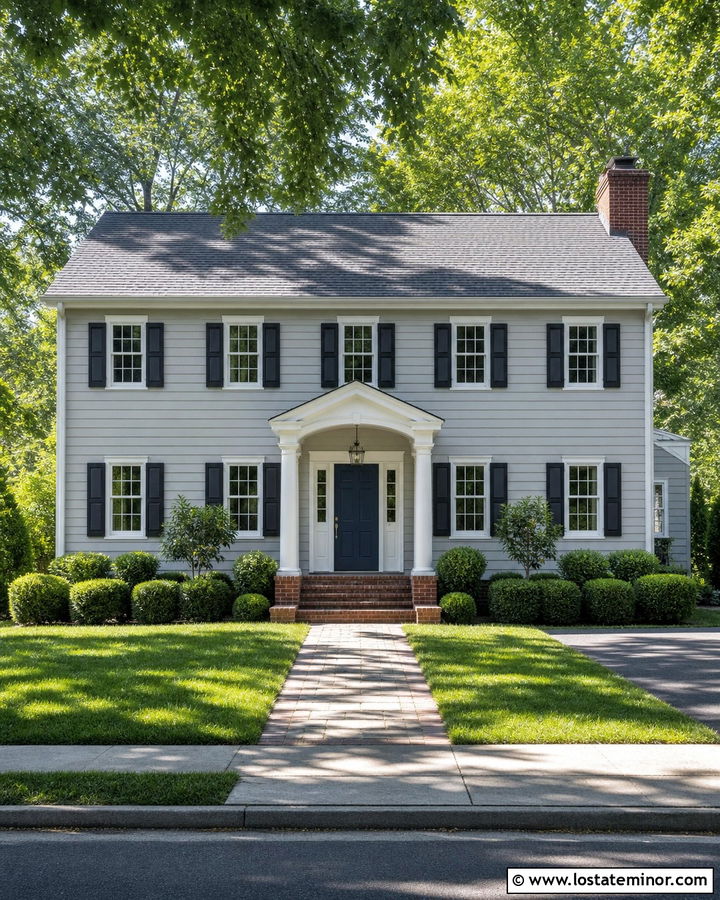 Dove Grey House With Charcoal Shingle Roof - 30 Dove Grey House Design With Roof Ideas