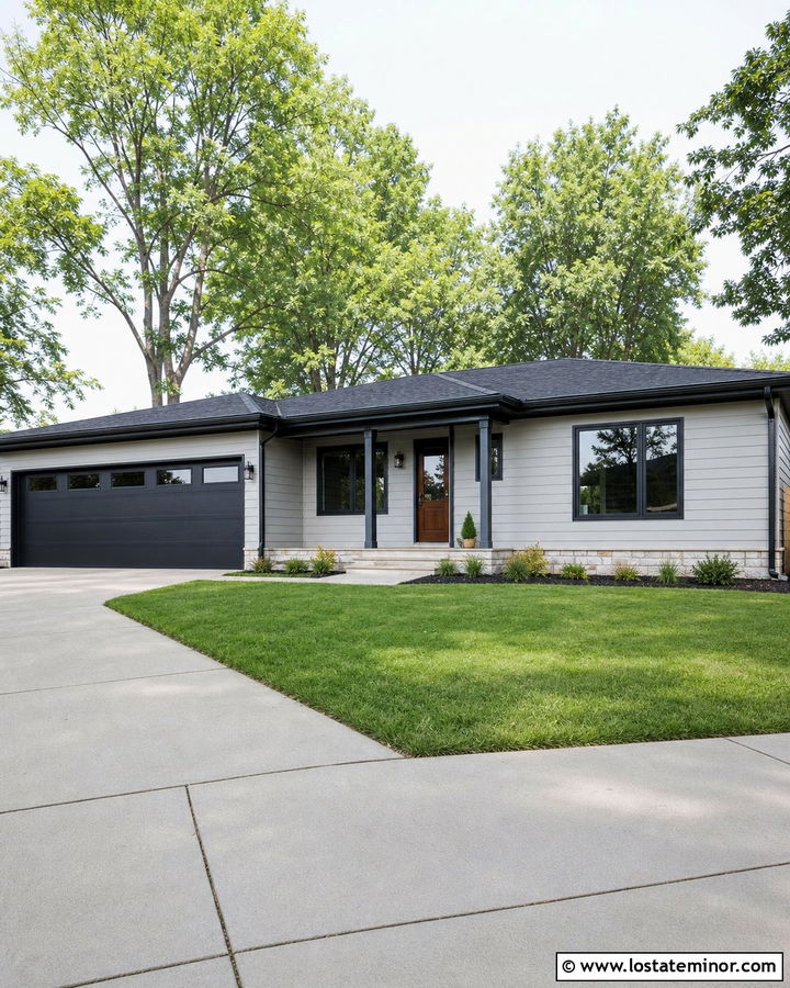 Dove Grey House With Charcoal Trim - 30 Dove Grey House Design With Trim Ideas