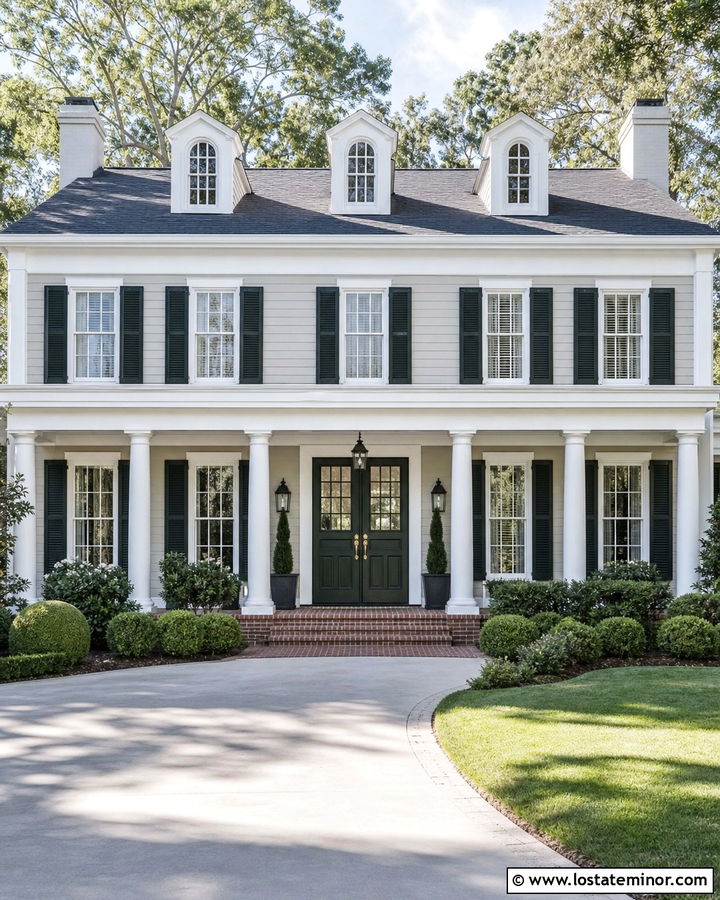 Dove Grey House With Double Dutch Doors - 30 Dove Grey House Design With Dutch Door Ideas