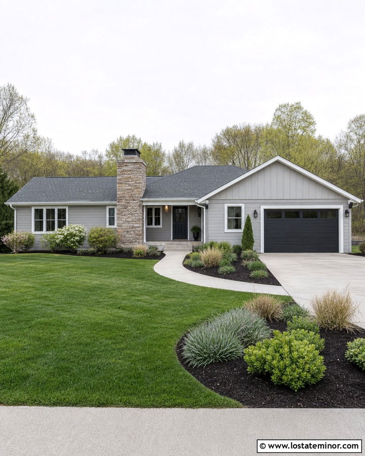 Dove Grey House With Pewter Grey Shingles - 30 Dove Grey House Design With Shingles Ideas