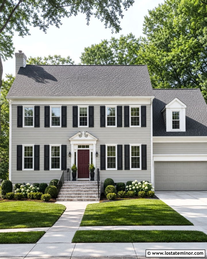 Dove Grey House With Pewter Shingle Roof - 30 Dove Grey House Design With Roof Ideas
