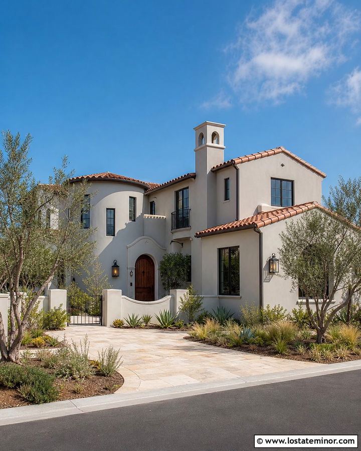 Dove Grey House With Terracotta Tile Roof - 30 Dove Grey House Design With Roof Ideas