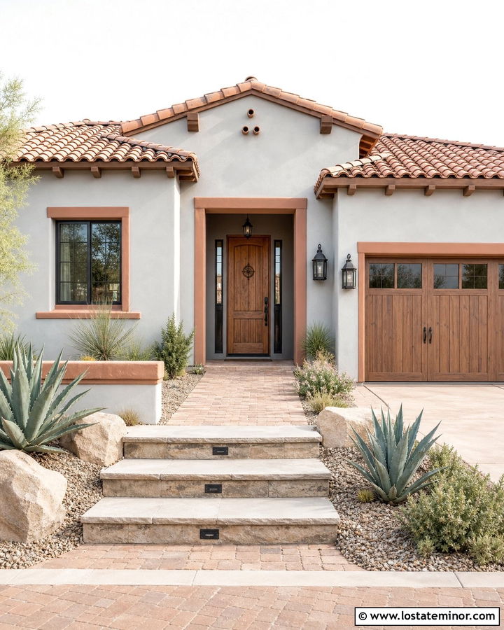Dove Grey House With Terracotta Trim - 30 Dove Grey House Design With Trim Ideas