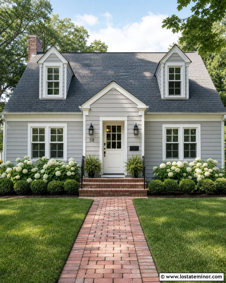 Dove Grey House With White Dutch Door - 30 Dove Grey House Design With Dutch Door Ideas