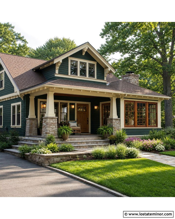 Forest Green Bungalow With Sunroom - 30 Forest Green House Design With Sunroom Ideas