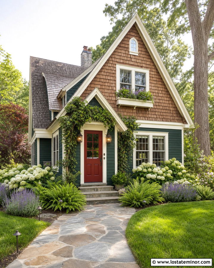 Forest Green Cottage With Cedar Shake - 30 Forest Green House Design With Cedar Shake Ideas