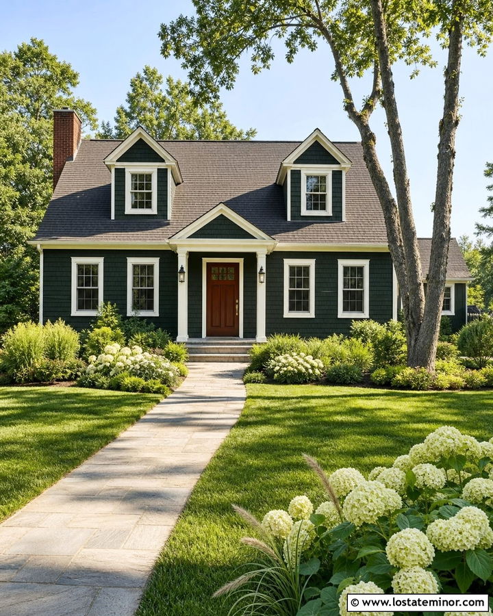 Full Forest Green Cedar Shake House - 30 Forest Green House Design With Cedar Shake Ideas
