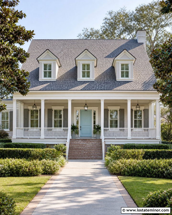 Greige House With Oyster Gray Shingles - 30 Greige House Design With Shingles Ideas