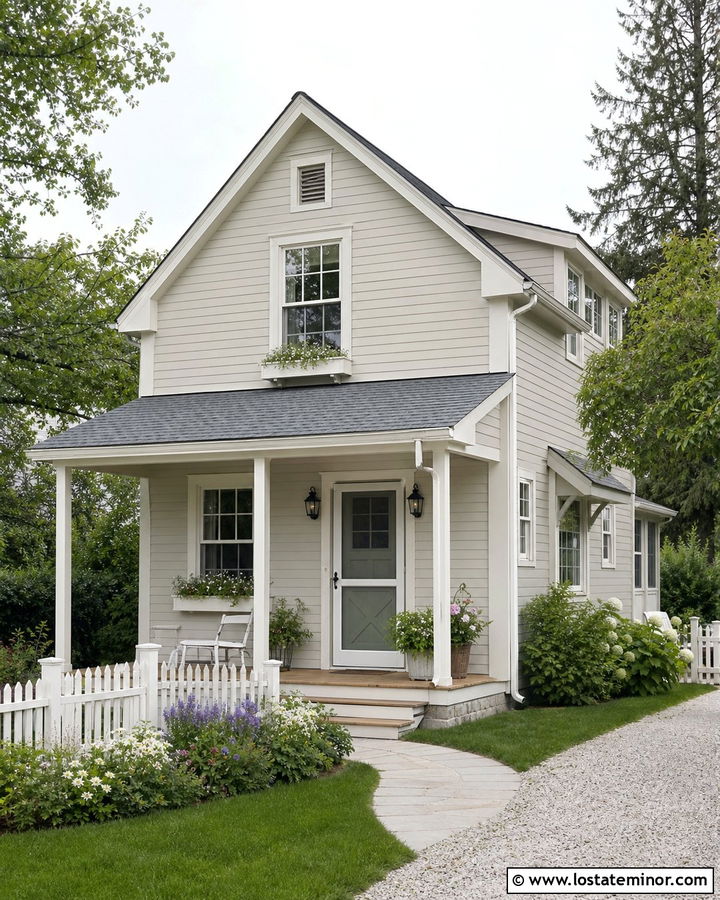 Light Grey House With Dutch Door And Screen Door - 30 Light Grey House Design With Screen Door Ideas