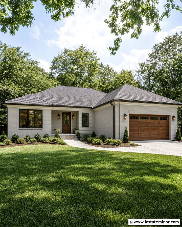Light Grey House With Hip Roof - 30 Light Grey House Design With Roof Ideas