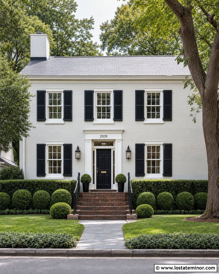 Light Grey House With Numbers On Glass Transom - 30 Light Grey House Design With House Numbers Ideas