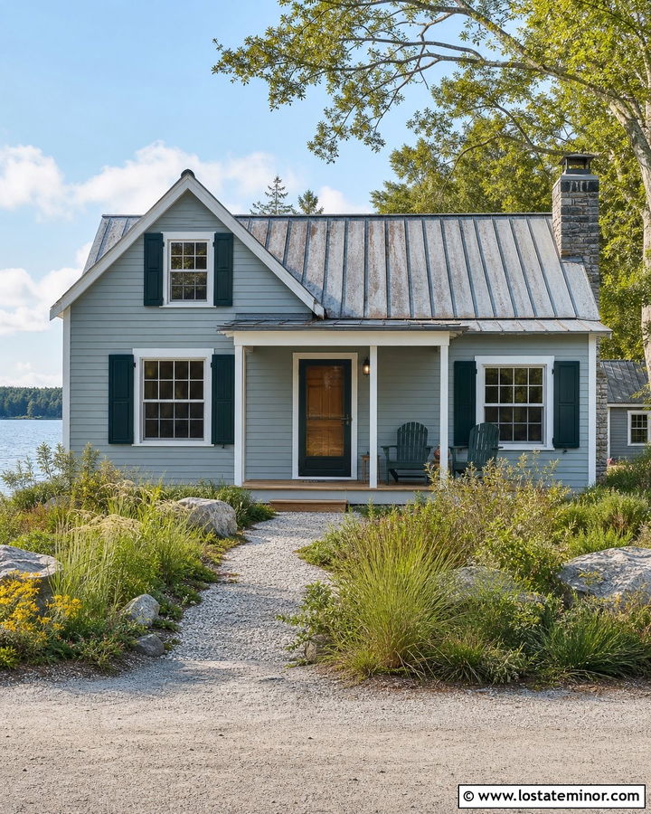 Light Grey House With Screen Door Combination - 30 Light Grey House Design With Storm Door Ideas