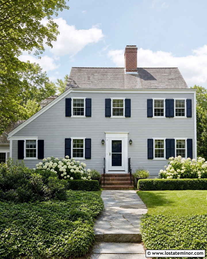 Light Grey House With White Trim Storm Door - 30 Light Grey House Design With Storm Door Ideas