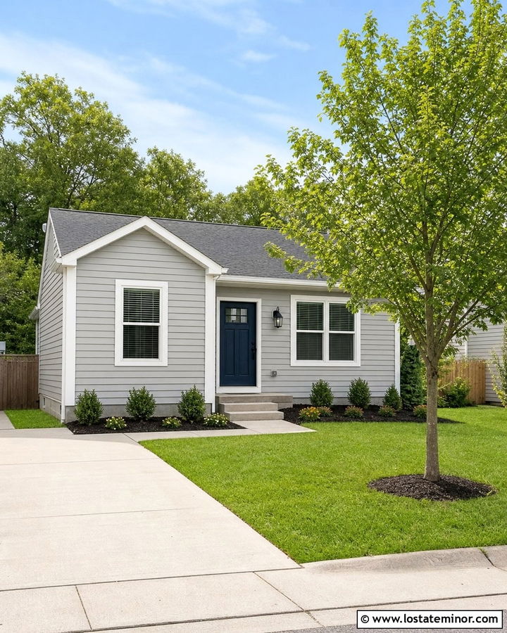 Light Grey Vinyl Siding Exterior - 30 Light Grey House Design With Siding Ideas