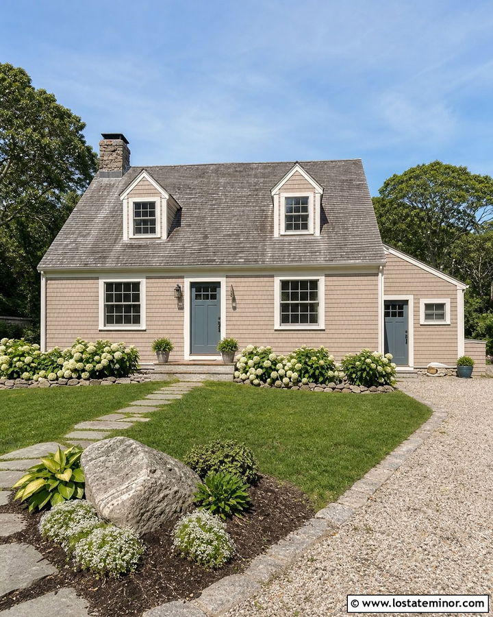 Light Taupe House With Cedar Shake Siding - 30 Taupe House Design With Cedar Shake Ideas