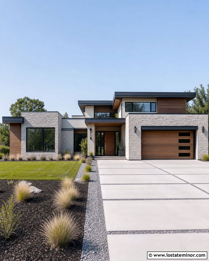 Modern Stone House With Flat Roof - 30 Stone House Design With Roof Ideas
