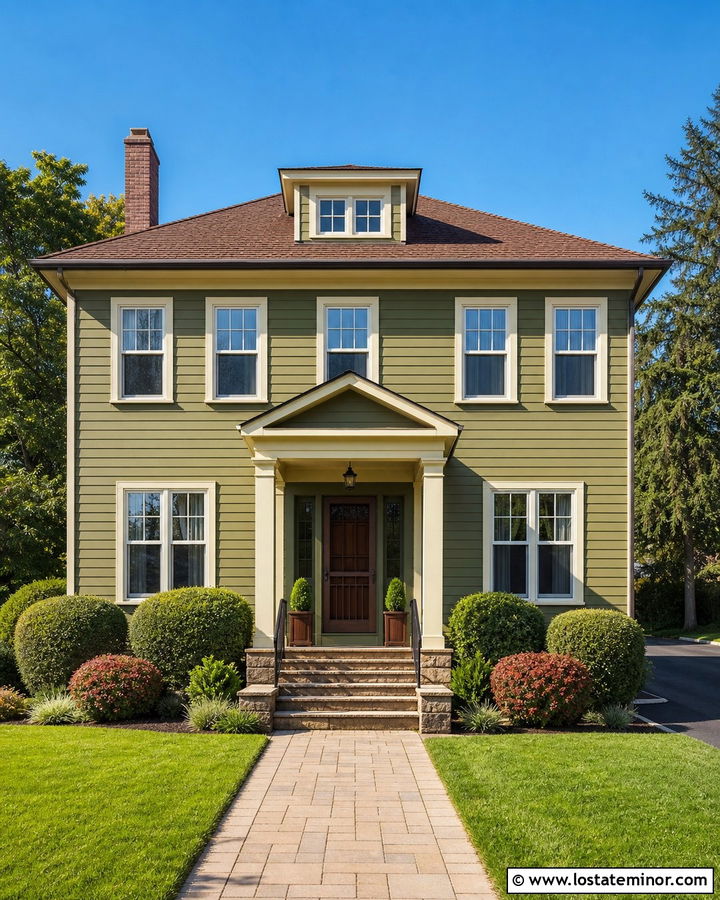 Moss Green House With Matching Screen Door - 30 Moss Green House Design With Screen Door Ideas