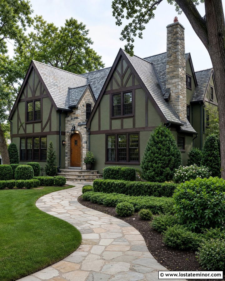 Moss Green House With Slate Roof - 30 Moss Green House Design With Roof Ideas