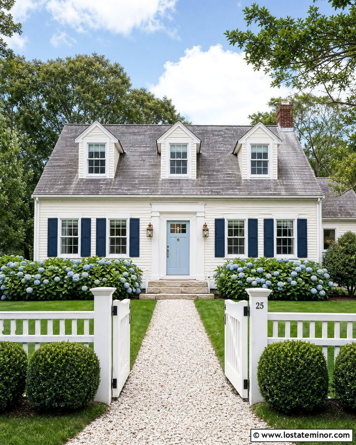 Off White Cape Cod With Nautical Lights - 30 Off White House Design With Light Fixtures Ideas