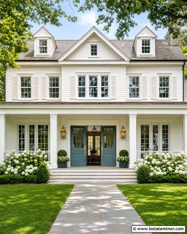 Off White House With Double Dutch Doors - 30 Off White House Design With Dutch Door Ideas
