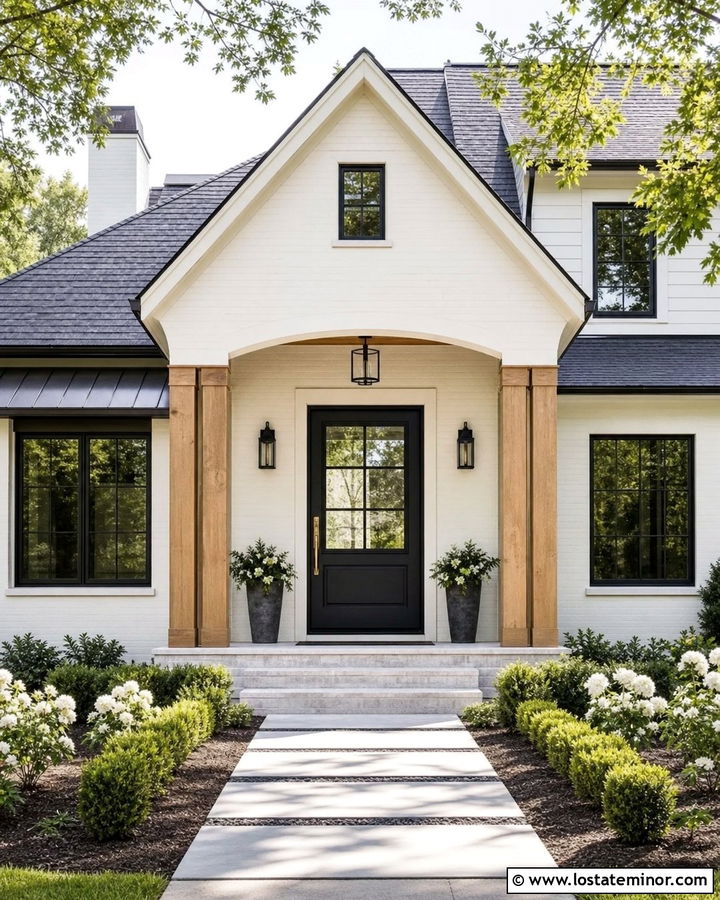 Off White House With Glass Dutch Door - 30 Off White House Design With Dutch Door Ideas