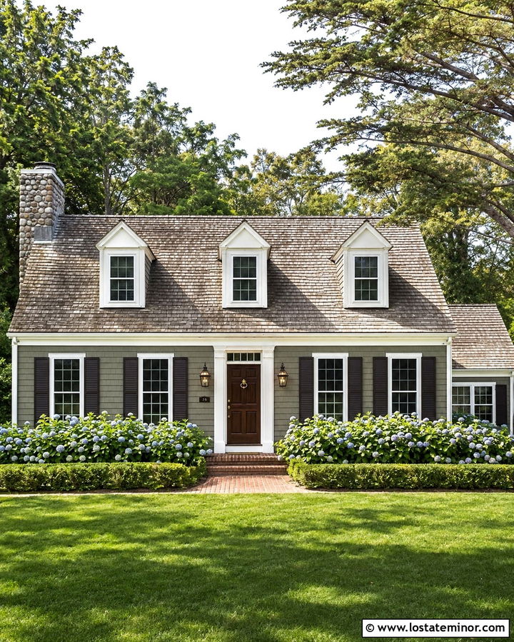 Olive Green House With Cedar Shake Roof - 30 Olive Green House Design With Roof Ideas