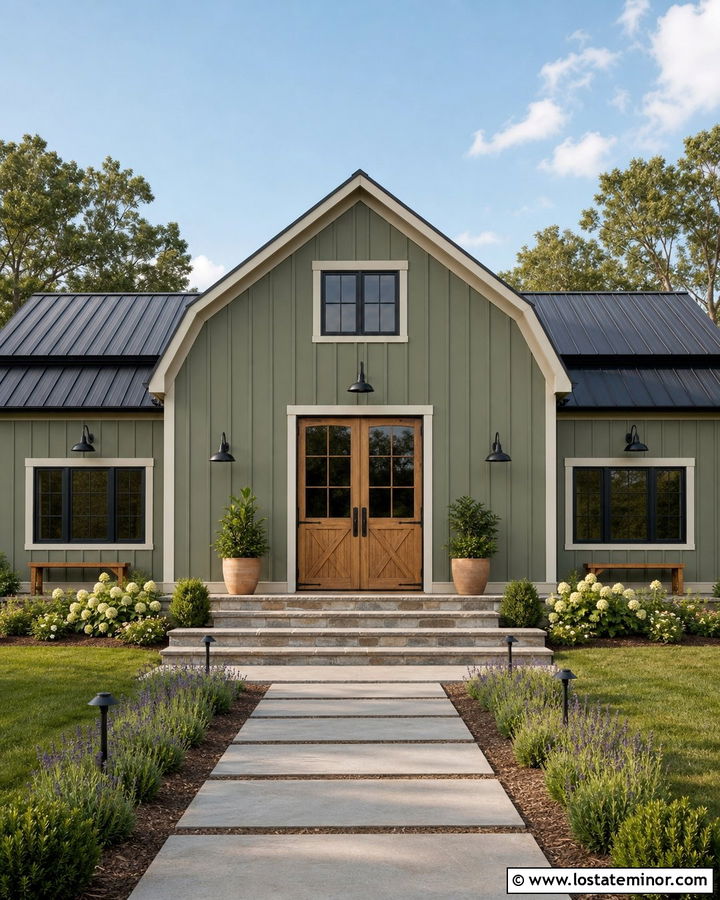 Sage Green House With Double Dutch Doors - 30 Sage Green House Design With Dutch Door Ideas