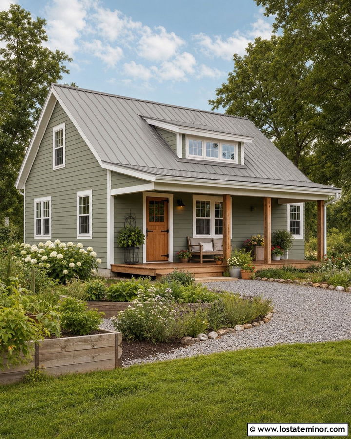 Sage Green House With Dutch Front Door - 30 Sage Green House Design With Entry Door Ideas