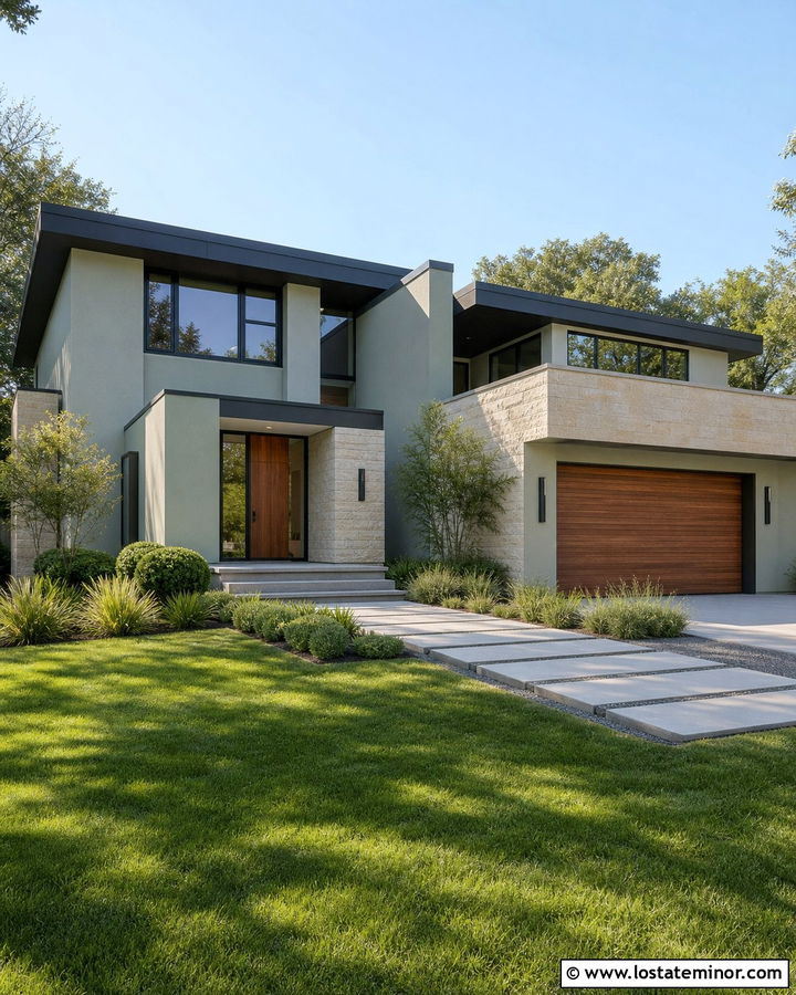Sage Green House With Glass Storm Door And Black Trim - 30 Sage Green House Design With Storm Door Ideas