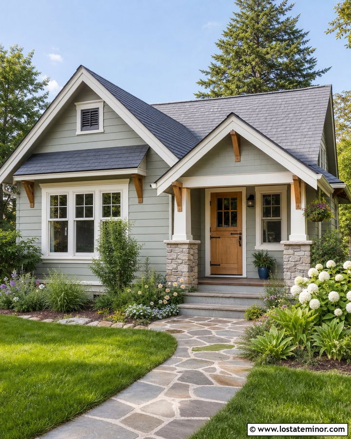 Sage Green House With Oak Dutch Door - 30 Sage Green House Design With Dutch Door Ideas