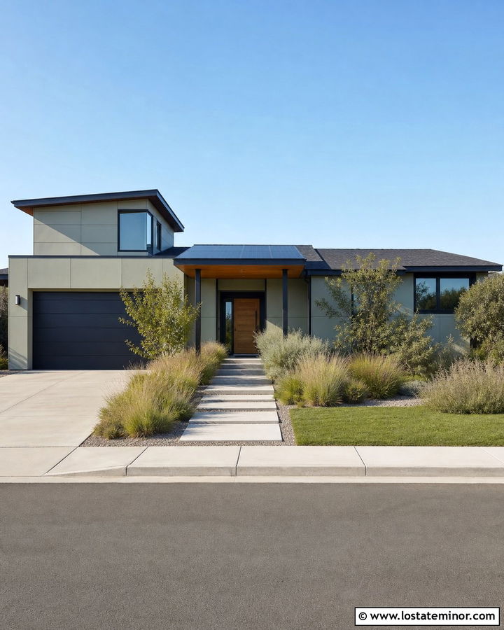 Sage Green House With Solar Awning - 30 Sage Green House Design With Awning Ideas