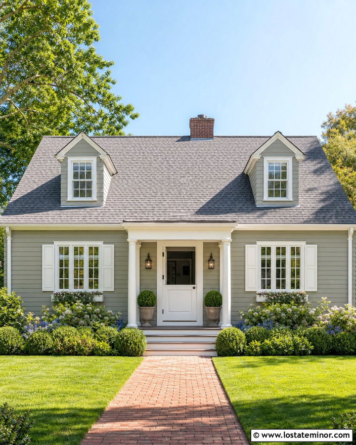 Sage Green House With White Dutch Door - 30 Sage Green House Design With Dutch Door Ideas