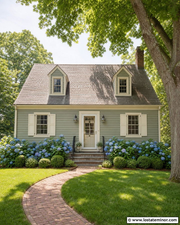 Sage Green House With White Storm Door - 30 Sage Green House Design With Storm Door Ideas