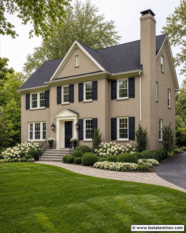 Sand Brick House With Matching Chimney - 30 Sand House Design With Chimney Ideas