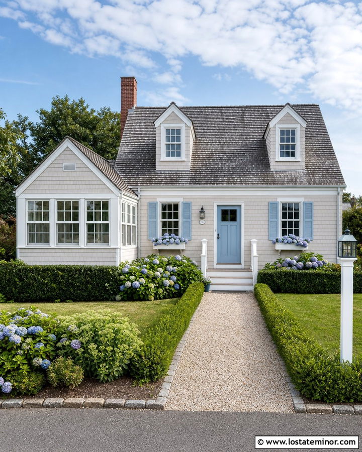 Sand Cape Cod House With Gabled Sunroom - 30 Sand House Design With Sunroom Ideas