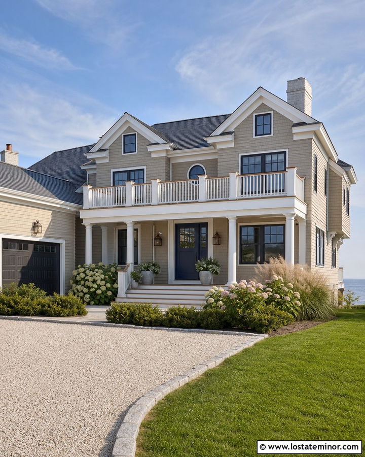 Sand Coastal House With Nautical Lanterns - 30 Sand House Design With Light Fixtures Ideas