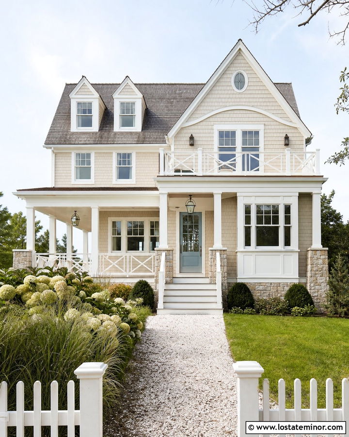 Sand Coastal House With Pale Stone - 30 Sand House Design With Stone Accents Ideas