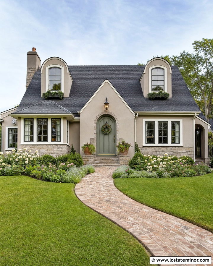 Sand Cottage With Arched Dormers - 30 Sand House Design With Dormers Ideas